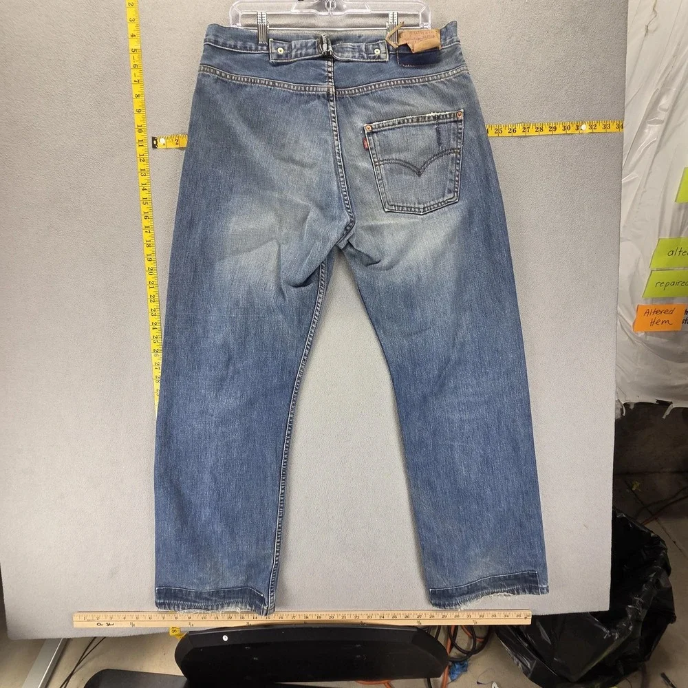 Vintage Levis Engineered Jeans Mens Blue Buckle Back One Pocket Fits 34x30